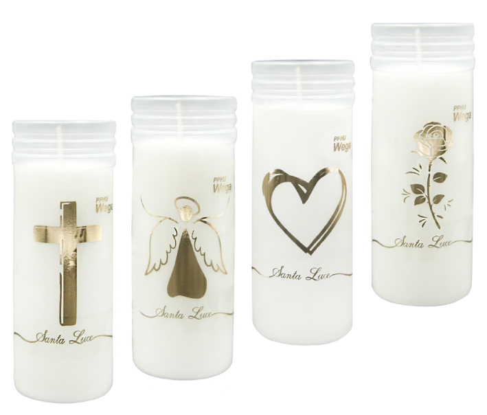 Wkłady Premium do zniczy z motywem Santa Luce WEGA