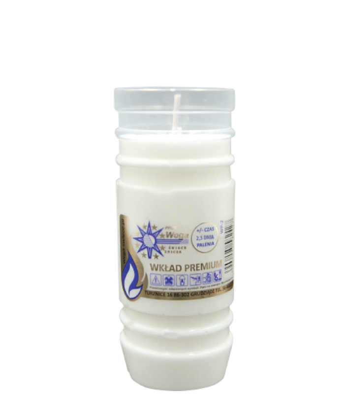 Wkłady Premium do zniczy WEGA