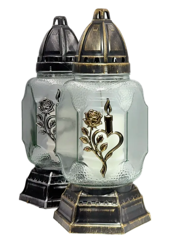 Znicz szklany E-271 WEGA z Serii Dekory