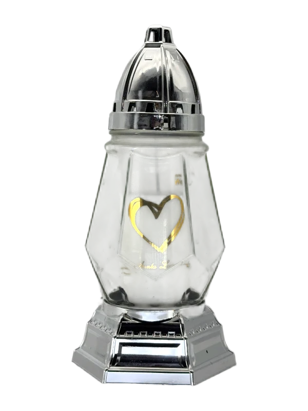 Znicz WEGA z-1 METALIZOWANY - srebrny - Santa Luce - znicze