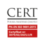 Certyfikat ISO 9001 WEGA